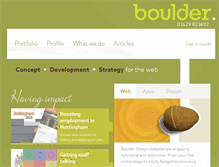 Tablet Screenshot of boulder-design.co.uk